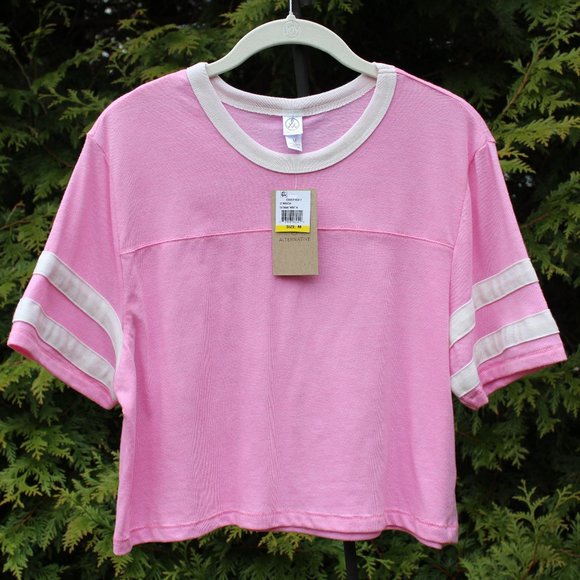 Alternative Apparel Tops - Alternative Apparel Cropped Eco-Jersey Tee  NWT!